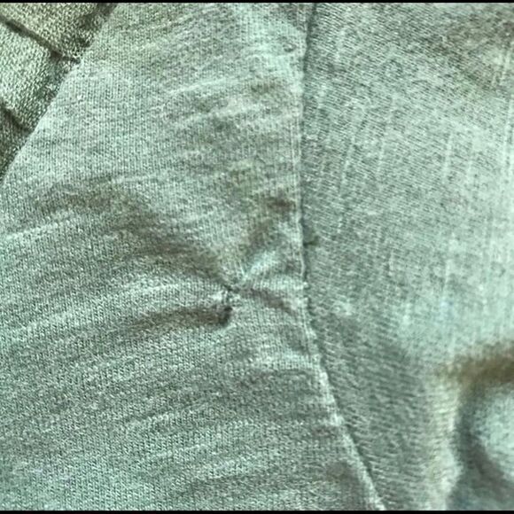 Zara green ruffle long sleeve top GUC  6-9 months - Picture 3 of 3